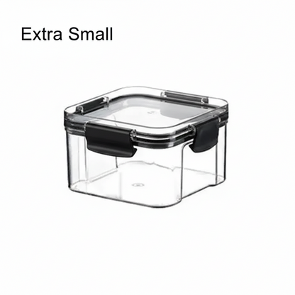 Multipurpose Food Storage Containers Set - Clear Jars with Lids for Cereal, Candy, and Dry Goods